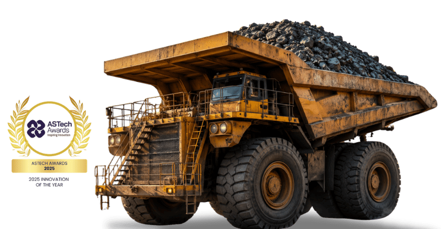 Mining haul truck in an open-pit mine — ASTech Awards 2025 Innovation of the Year