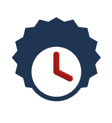 Clock icon symbolizing delayed decision-making caused by fragmented data spread across multiple industrial systems.