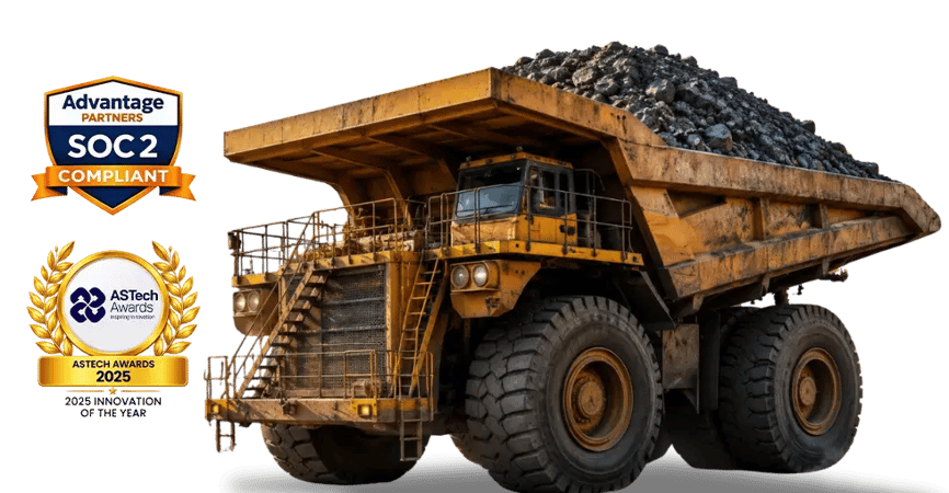 Mining haul truck in an open-pit mine — ASTech Awards 2025 Innovation of the Year