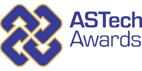 ASTech Awards logo recognizing excellence in science, technology, and innovation, highlighting NTWIST’s award-winning AI and machine learning applications.