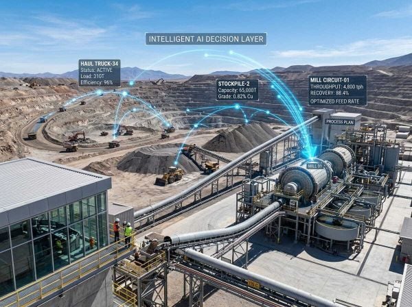 Mine to Mill Operation - Pit and Plant