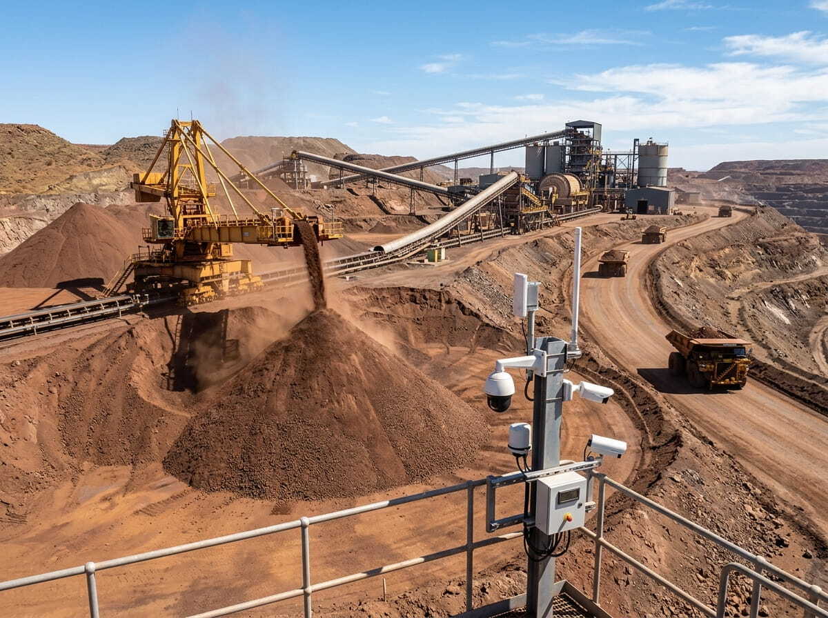 Material Flow Tracking from Source to Stockpile