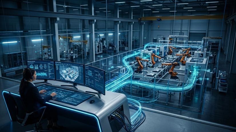 ERP MES OT Systems Connected Architecture
